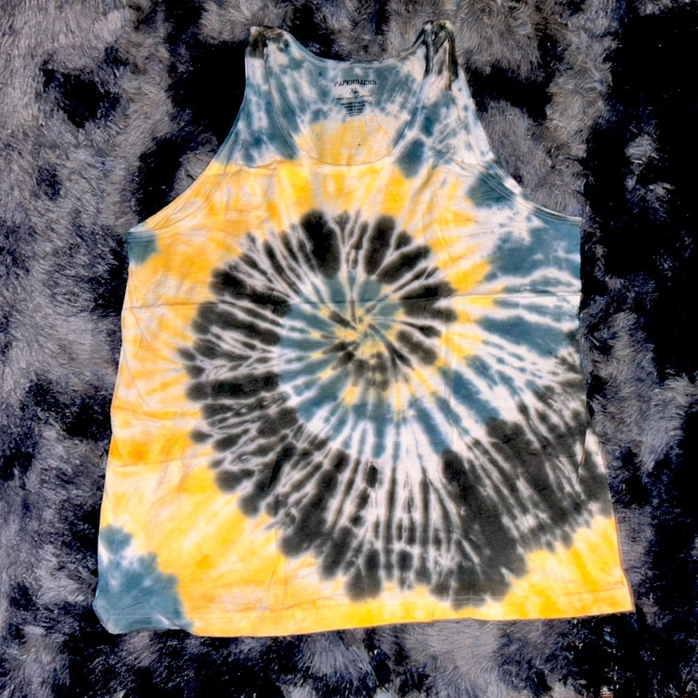 Original paperbacks tie dye tank